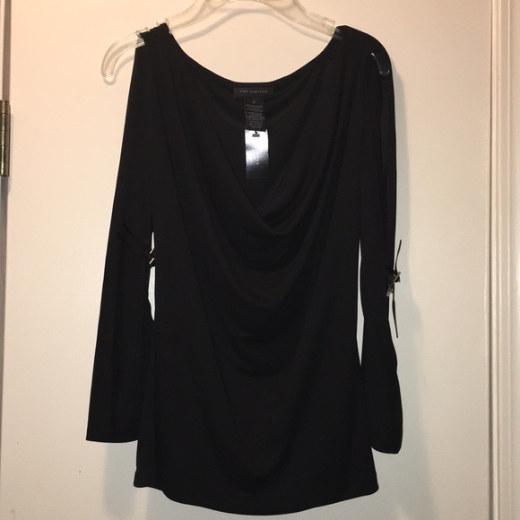 The Limited Tops - Drape Neck Blouse